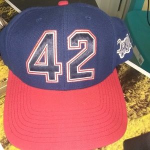 Vtg 90s Fila jackie robinson snapback made in usa